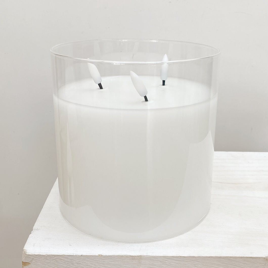 3 FLAME 15CM LED CANDLE