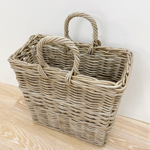 RATTAN BAG BASKET