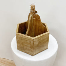 Load image into Gallery viewer, WOOD CUTLERY CADDY
