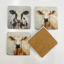 Load image into Gallery viewer, &#39;MOO&#39; COW COASTERS - SET/4
