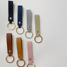 Load image into Gallery viewer, FAUX LEATHER KEYRING
