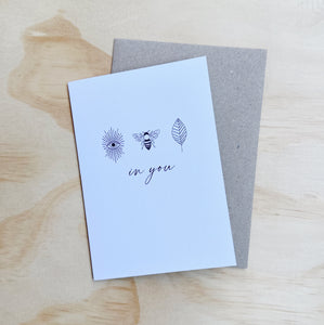 I BEE-LIEVE IN YOU CARD