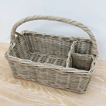 Load image into Gallery viewer, RATTAN PICNIC BASKET
