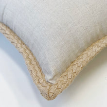 Load image into Gallery viewer, JUTE LINEN CUSHION
