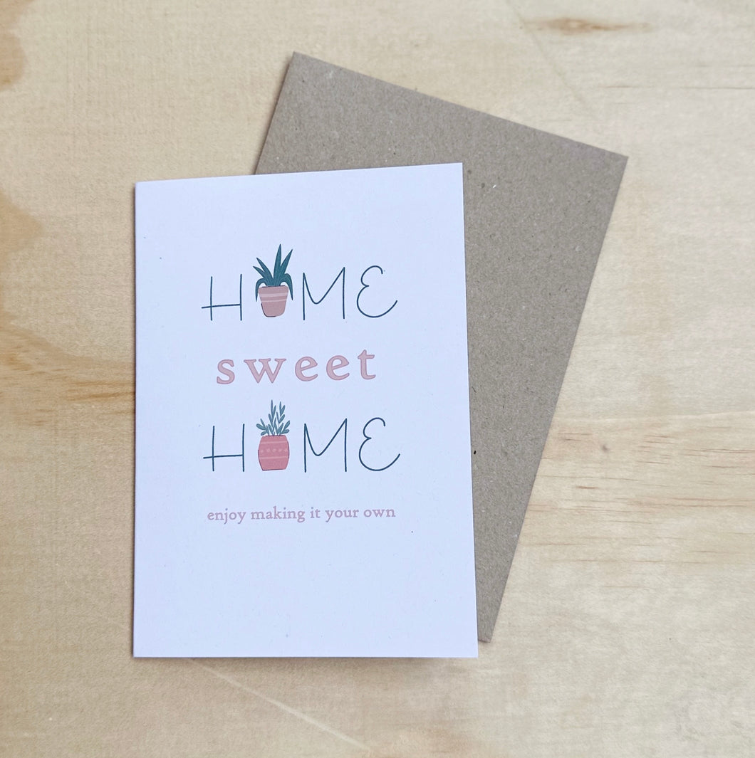 HOME SWEET HOME CARD