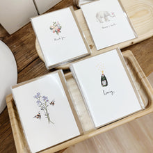 Load image into Gallery viewer, BEES &amp; FORGET ME NOTS CARD
