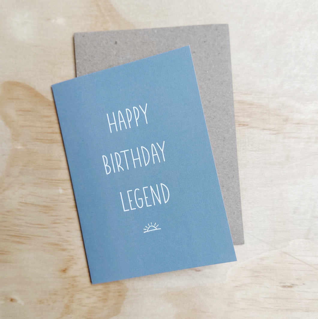 HAPPY BIRTHDAY LEGEND CARD