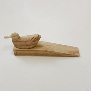 WOODEN DOOR STOPPERS - DUCK