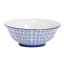 Load image into Gallery viewer, HAND PRINTED SERVING BOWL
