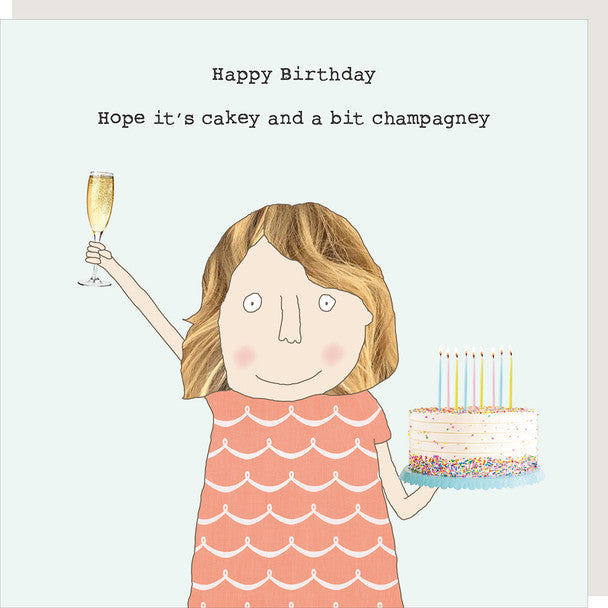 CAKE AND BOOZE CARD