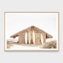 Load image into Gallery viewer, SURFERS RETREAT FRAMED PRINT
