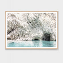 Load image into Gallery viewer, MEDITERRANEAN ROCK FACE FRAMED PRINT
