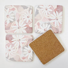 Load image into Gallery viewer, SET/4 DAISY COASTERS
